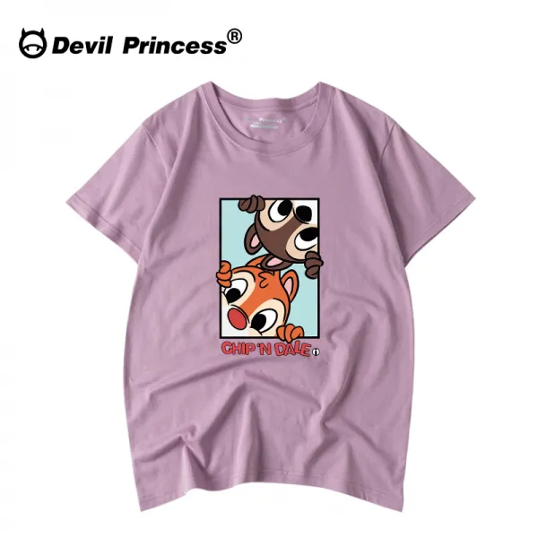 Devilprincess 깔끔한 티셔츠 반소매 41907596