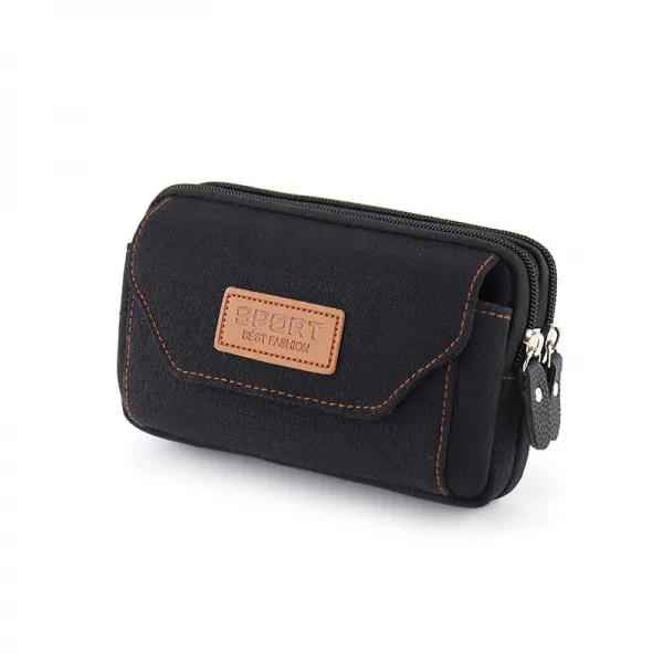 May.28 154번 아웃도어 케이스 벨트 공사장 일용주머니 남성 벨트 착용 6.5인치 트레킹 내마모 캔버스Z, 블랙 트 리 플 렉 스 미 디 엄 사이즈 6 인치 내.