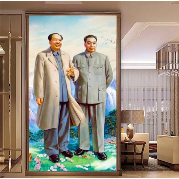 십자수 모주석 총리지 면실 피를 흘리다 저우언라이 개국 위인 5D 다이아몬드 그림을 그렸다 4559048743, 십자수 무명실 100x170CM 일손