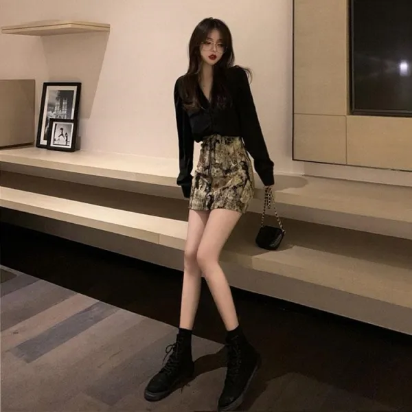 스타일리쉬 여성 초여름 허세를 부려 익숙해지다 언니풍격 스커트 외국 룩 3889947843