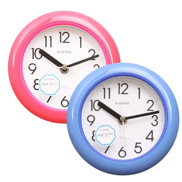 나sknsfl_카파 욕실용 방습 시계 IP236 알람 화장실 실수 방수 화장수 실시계 탁상♥sknsfl!, ♥sknsfl!블루