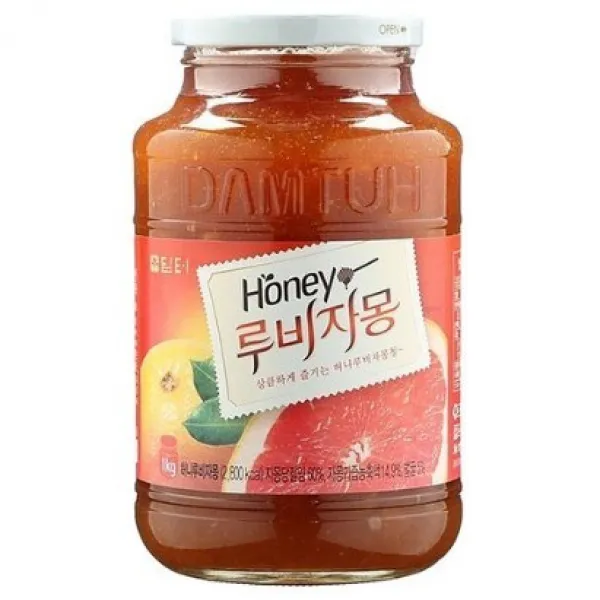 담터 허니루비자몽 1kg/꿀차/꿀자몽, 1000g, 2개