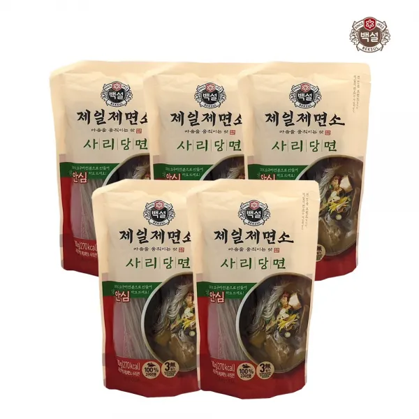 고구마전분 100% Cj백설 제일제면소 사리당면 80gx5개