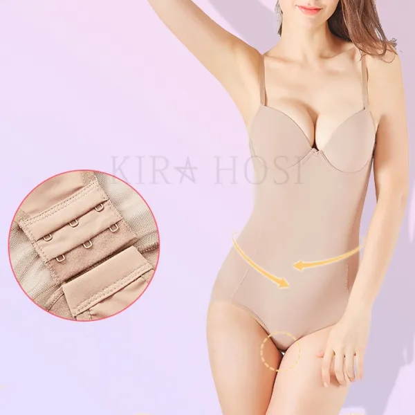 kirahosi 여성 체형 보정 올인원 보정속옷 다이어트 바디쉐이퍼 35호+ 덧신 증정
