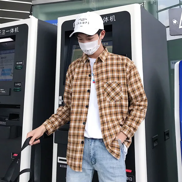 Ziozun 롱슬리브 남성의류 캐주얼셔츠 42620276