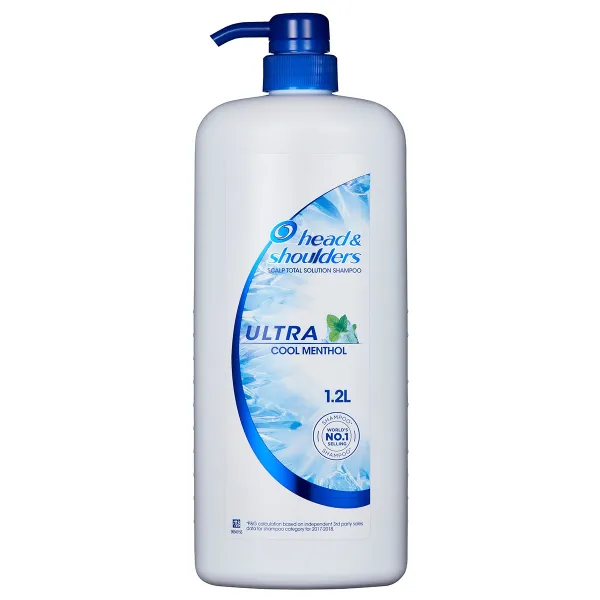 헤드앤숄더 쿨 멘솔 샴푸, 1200ml, 1개