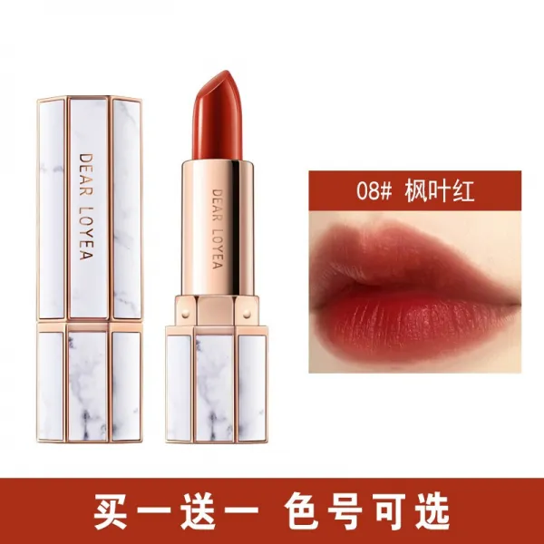 리양 대리석 립스틱 지속 보습 촉촉 잘 빠지지 않다 반색 비주얼 비주얼 립스틱 여학생, 상세페이지 참조, 상세페이지 참조