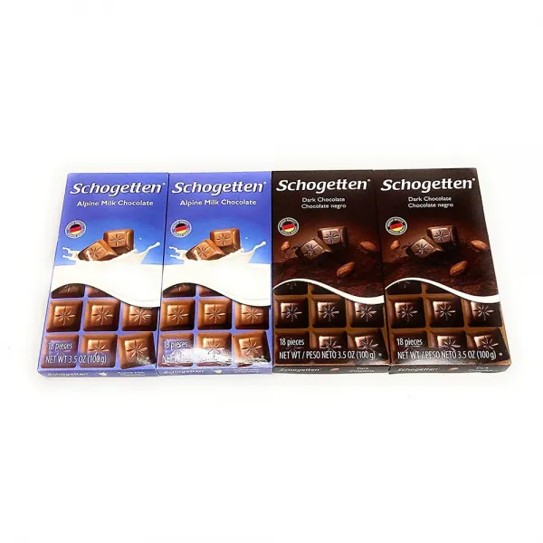 Generic Schogetten 다크 초콜릿 밀크 초콜릿 알파인 번들 4 마디 상세설명참조