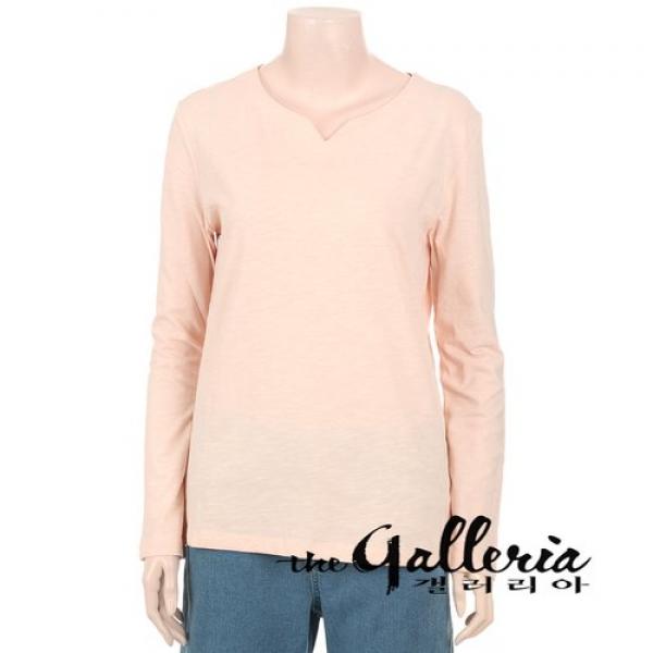 [테이트](여성) 20SS 하트넥 슬럽 긴팔 티셔츠(KAAFS-WKL030-PK)(갤러리아)