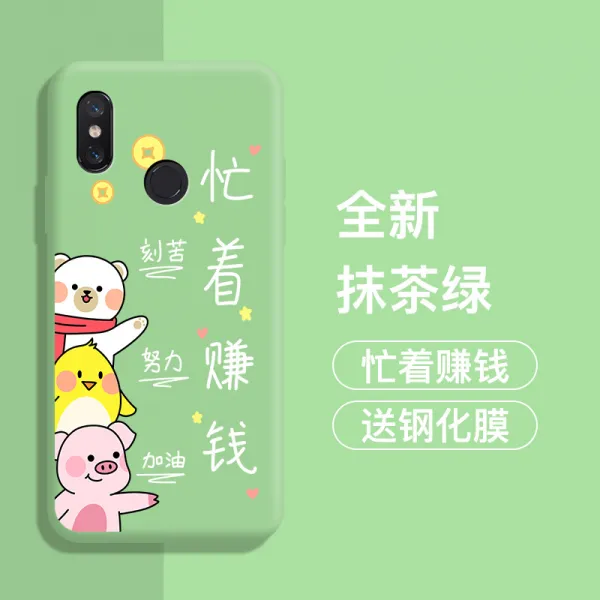 똘마니 보호케이스 스탠다드 판 ML8 실리콘 XIAOMI 트렌드 여성 621 인치 개성 M1803E1A 애니메이션 XM8
