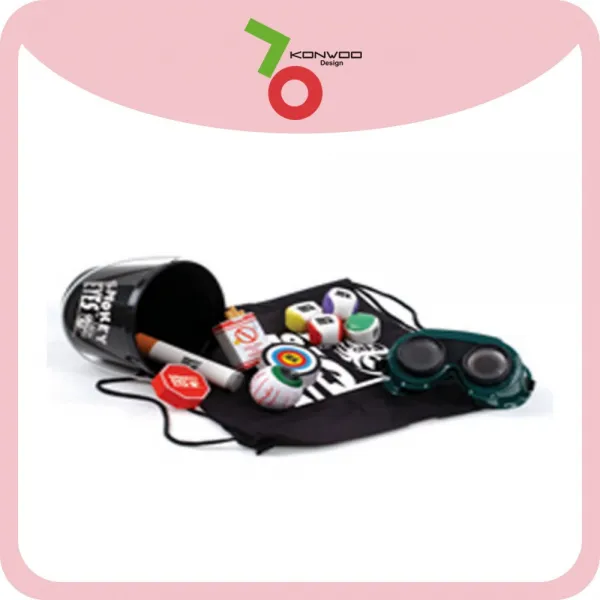 흡연에 의한 시력감퇴체험 고글 set M78897KO 금연교육, 1개