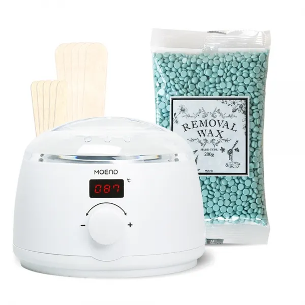 모엔드 브라질리언 셀프왁싱 Lcd워머기세트 알로에200g M 100워머기 프리모 알로에200g세트