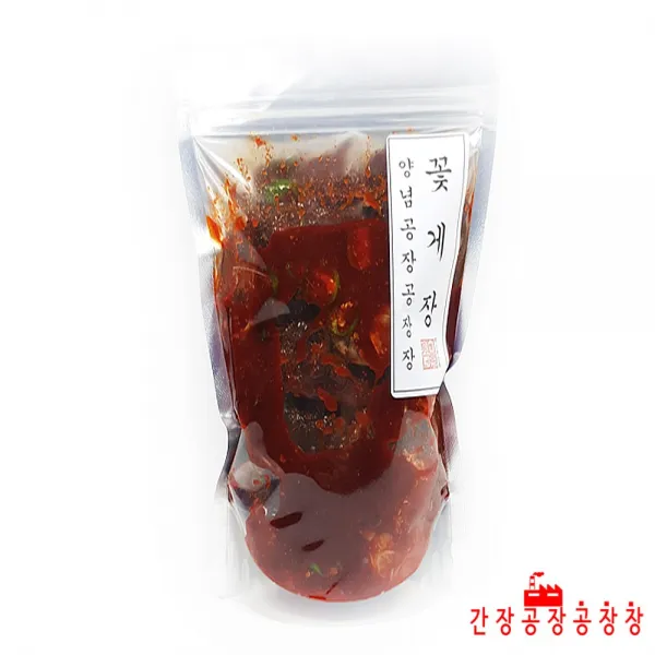 양념공장공장장 꽃게장, 1개, 500g