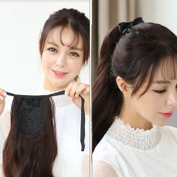 [가인몰]여성 포니테일 가발 헤어 액세서리 부분가발 패션[Ha10_3944], gainmall 1, gainmall 밤색(다갈색)