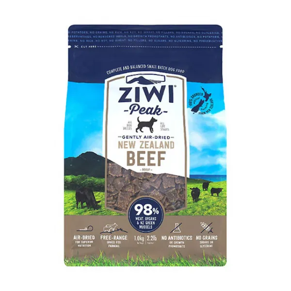 지위픽 독식품 소고기 애견사료, 소, 1kg, 1개