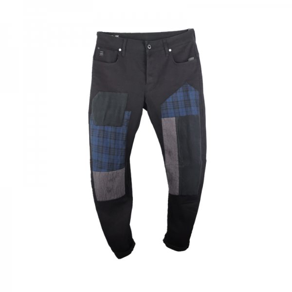남자조거팬츠 GSTAR RAW3D5620ZIP SW PANT마름질 남성트랜드 유행 오바로크 데님 청바지, C01-블랙