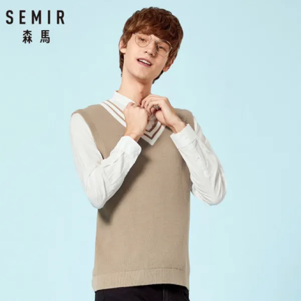  에이아이쇼퍼 남성 라운드 줄무늬 니트 스웨터 71 572738988521_aishop