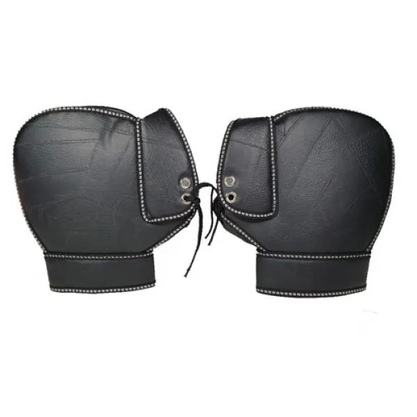 명승 부드러운 오토바이 토시 검정