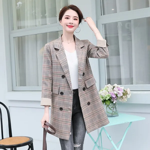 코트 여성 봄가을 계절 금년유행 이팔월 숏재킷 롱상의