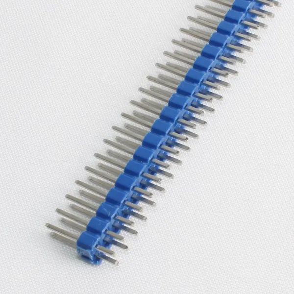 컬러 핀헤더 Dual 2x40Pin Straight(2.54mm) 파랑핀헤더 핀헤더 DM2724, 단일상품