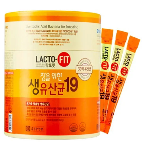 종근당 생유산균19 2000mg x 180포 유산균3배증가 대용량
