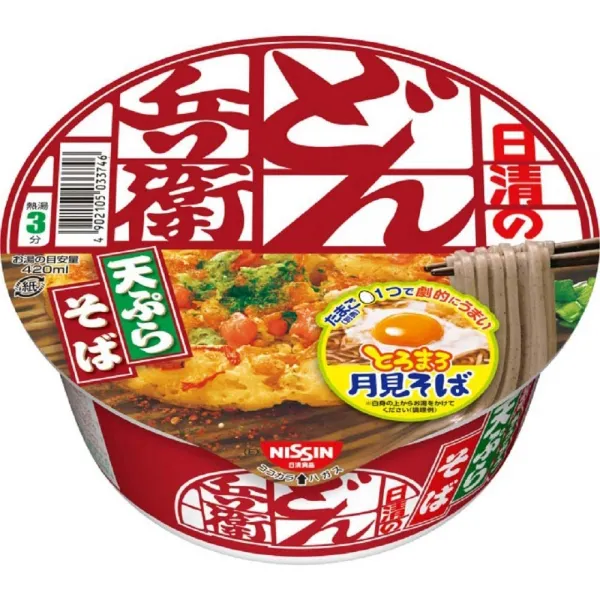 Nissin 닛신 Donbei 돈베이 동일본향 텐푸라 소바 100g x 12개, 1세트