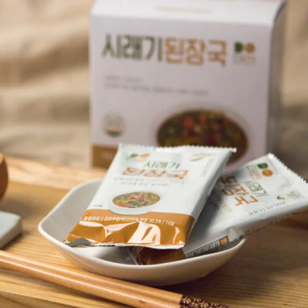  더연 간편한 동결건조 즉석 시래기 된장국 10g*8봉 / 간편식 / 즉석국 / 소포장 / 캠핑 / 아이들 간편국 상세페이지 참조