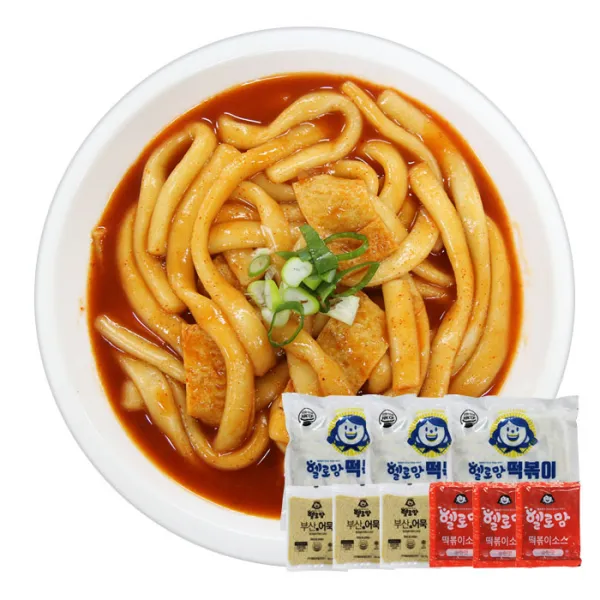 맘카페 입소문난 헬로맘누들떡볶이 420g x 3 (매운맛3)