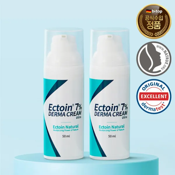 엑토인 7% 더마크림 울트라, 50ml, 2개