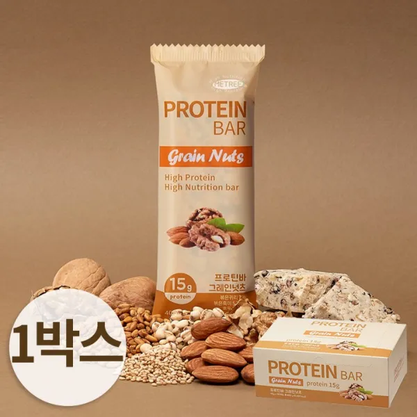 추가증정! 단백질 가득 다이어트 프로틴바 그레인넛츠 1박스, 없음, 02_그레인넛츠 프로틴바 2박스(40개입)