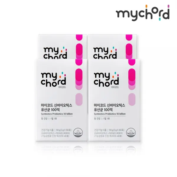 마이코드 프로바이오틱스 프리바이오틱스 신바이오틱스 3g x 30포 x 4박스 (4개월), 단품, 단품