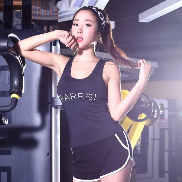 심쿵마켓 여성 스포츠웨어 요가 피트니스 슬림 셔츠