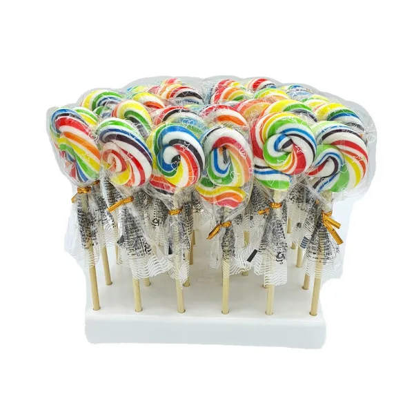 자은도 과일맛 스틱 캔디 회오리 25g x 40개입 1통 막대사탕/츄파춥스