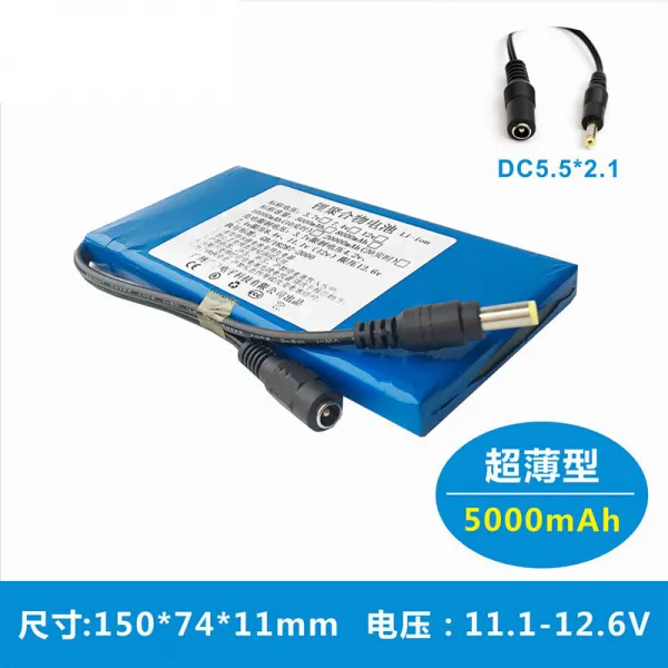 LED 조명 12V 리튬건전지 초슬림 대용량 폴리머 배터리셀 126 엎드리다 5000MAH 야외 통용 Y 3782543308, 12V -10000mAh _충전기 2
