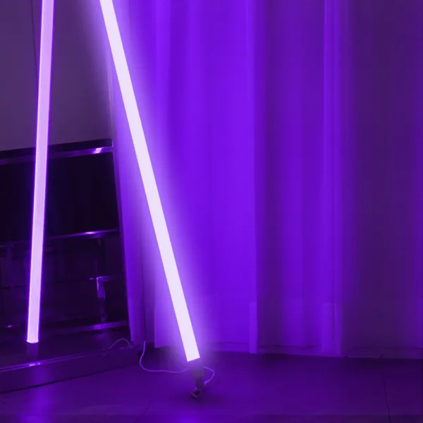 Led 네온사인 무드등 바이브폴 인테리어 간접조명 틱톡조명 네온바 03. 펜시 퍼플 리모컨 포함 