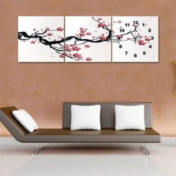 유마켓마이키드몰매화 병풍 벽시계 120cm-유마켓마이키드마켓, 별도옵션없음, 별도옵션없음