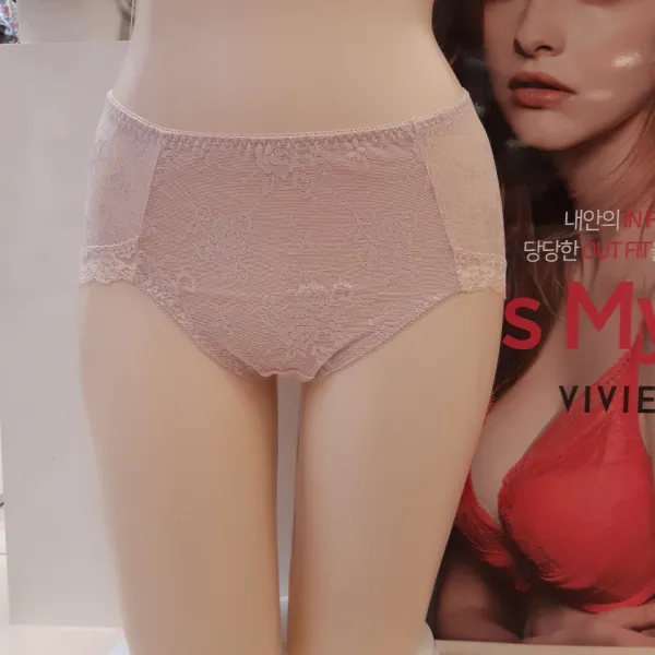 비비안 괴정점 #땀 흡수발산이 잘되는 끝단레이스 인견 팬티 Bp6033