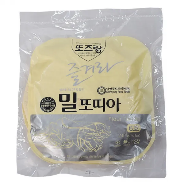 WSP_ 또즈랑 밀또띠아 6호 240g 2개, 단일 수량