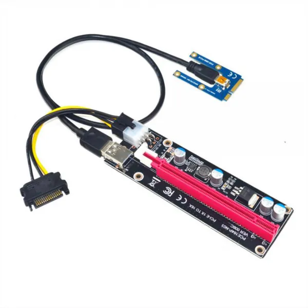 PCI-E 슬롯 광업 카드로 노트북 외장 그래픽 카드 EXP GDC BTC 광부 MPCIe을위한 PCI 익스프레스 16 배속 라이저에 미니의 PCIe, 하나, 보여진 바와 같이