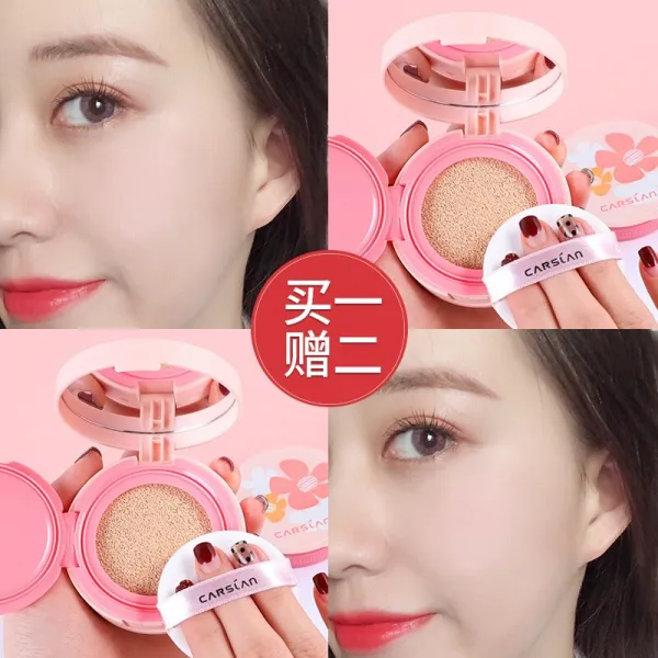 캐자랜드 쿠션 CC 크림 가볍고 촉촉한 수광쿠션 bb 크림 컨실러 촉촉하고 파운데이션 교체 심벌 경동자영 동종 공식 정품 1# 선명색, 단일상품