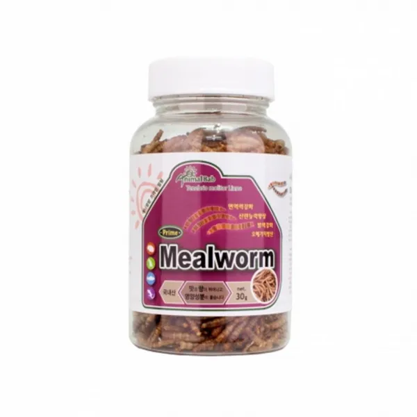 IOU KW3FF4F9 프라임 애완용품6개 동결건조밀웜 국내산 mm-01593 5g, GK 1