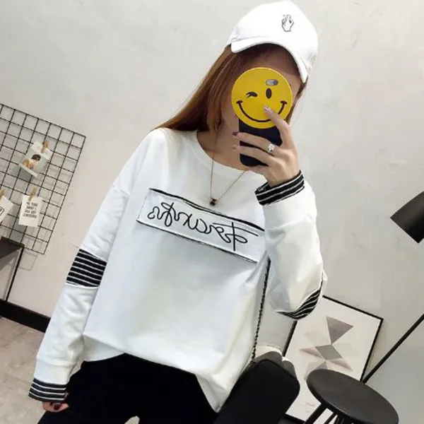 디에프 여성 여자 디트로이드 티셔츠 데일리아이템 봄신상 긴팔