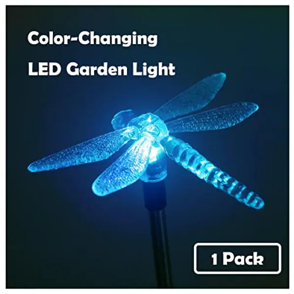NMT 태양열 정원 조명 1 팩 색상 변경 LED 조경 경로 조명 야외 입상 조명 지상 조명 통로 용 장식 스테이크 조명 잔디 파티오 진입로- P090707F65J2JW4, 기본