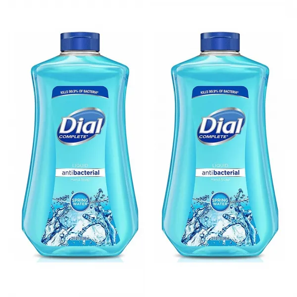 Dial Antibacterial Liquid Hand Soap Spring Water 다이알 리퀴드 핸드 소프 스프링 워터 32oz(946ml) 2팩