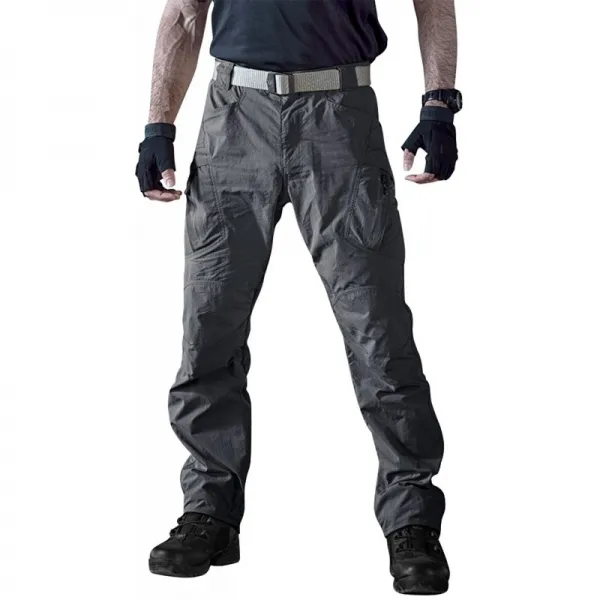 TACVASEN 남성 워터 리피던트 빠른 건조 경량 카고 바지 군내구성 바지 그레이 34, 단일옵션