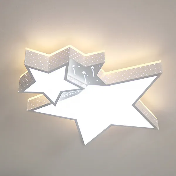 [빛나라닷컴] 듀얼스타 별별 LED 방등 50W, B타입 (잔광제거콘덴서+리모컨모듈 포함)