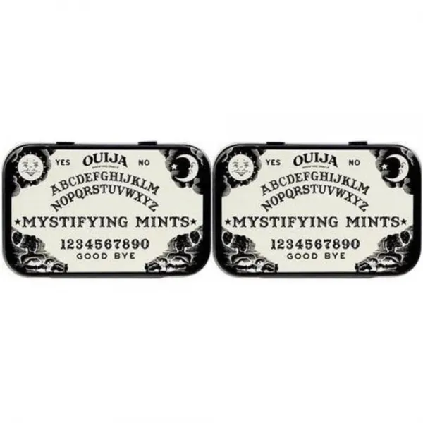 Boston America 보스턴 아메리카 캔디 양철 오우자 신비화 민트 1.5온스 팩 2개 Candy Tin Ouija Mystifying Mints 1.5 oz Pack of 2, 단일상품