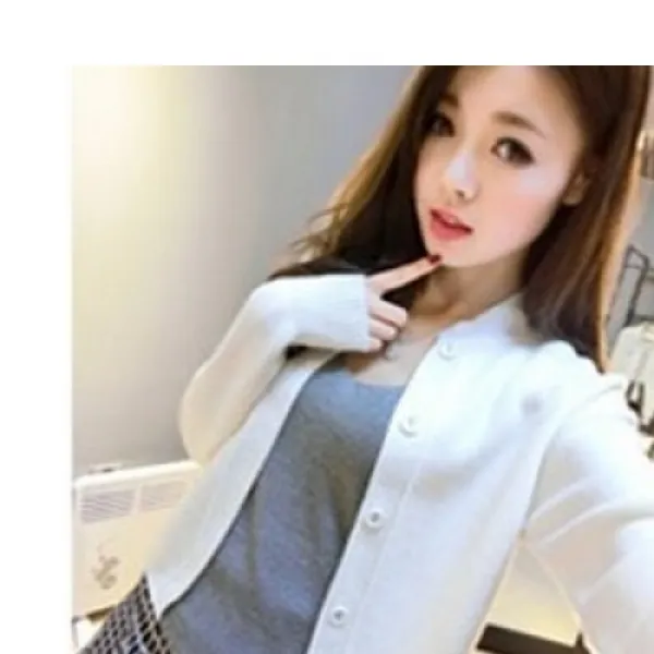 [해외]여성상의 > 니트/스웨터/가디건 여성 상의 / 캐주얼의류 [Special] every day cashmere V-neck cardigan female short paragraph small coat thic
