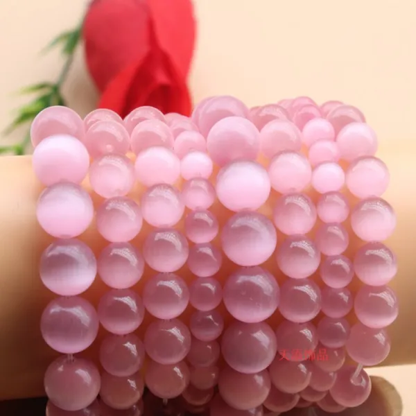 미스마켓 묘안석 공예구슬 DIY 액세서리 멀티 절반 팔찌 목걸이 부품 재료