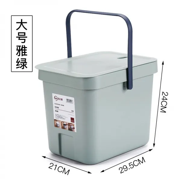 다파라 가정용물통 차통 찌꺼기 두꺼운 비닐 플라스틱 거실 다기 배출 쓰러지다 못 쓰게 함 궁푸차 받다, 그린 큰사이즈 라지 /8리프트 _(흡